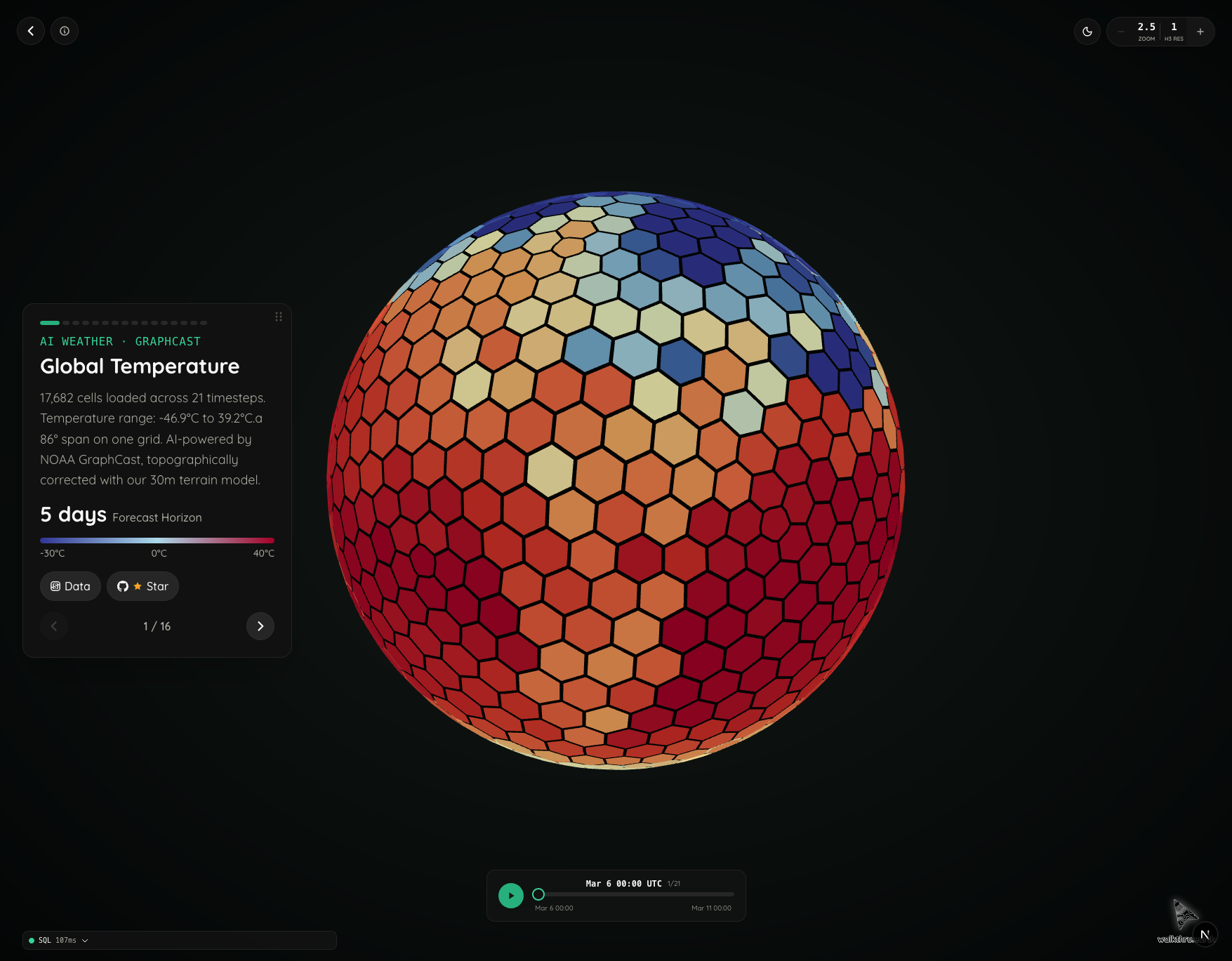 Globe explorer preview